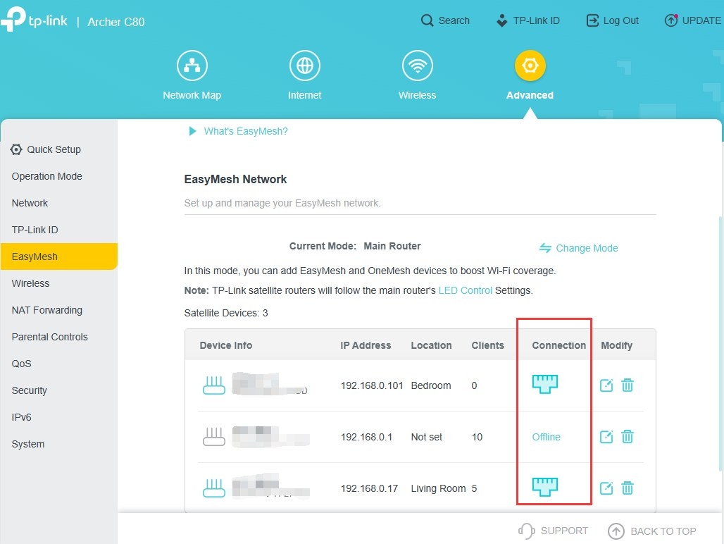 Set Up Ethernet Backhaul Between Two TP-Link EasyMesh Routers