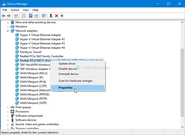 How to switch between 2.4GHz and 5GHz Wi-Fi bands in Windows 10